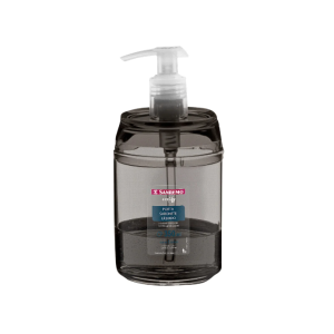 PORTA SABONETE LÍQUIDO SANREMO 350ML EM ACRÍLICO PRETO