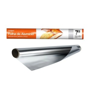PAPEL ALUMÍNIO 30 CM X 7,5 METROS
