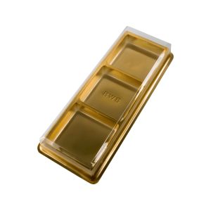 CAIXINHA PARA TRIO PAO DE MEL DOURADO - UNIDADE