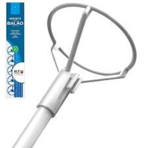 VARETA SUPORTE P/ BALÃO GRANDE 50 CM CRISTAL C/ 5 UNID