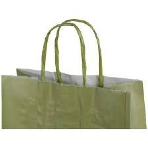 SACOLA DE PAPEL 18X09X22 -  PACOTE COM 10 UNIDADE