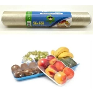 FILME PVC TRANSPARENTE 28X100 METROS UNIDADE