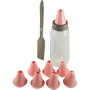 DECORADOR DE BOLO TIPO BISNAGA COM 8 BICOS