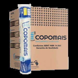 CAIXA POTE 100 ML TRANSPARENTE C/2000 UNIDADES (20X100 UND) COPOMAIS